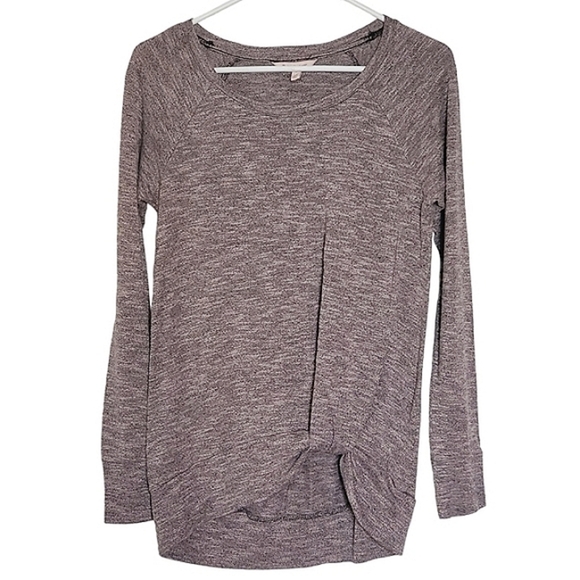 1143 * Juicy Couture Twist Front Hem Top Gray Size M - Picture 2 of 11